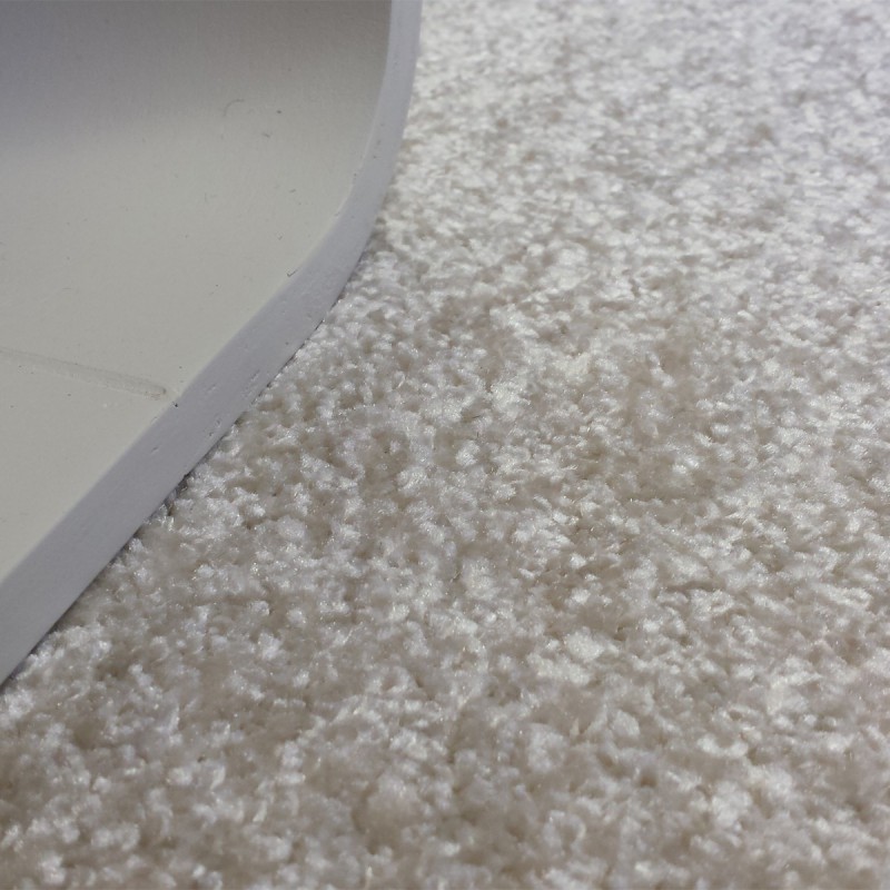 Tapis rond sur-mesure écru par Tapis Chic Collection