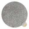 Tapis rond sur-mesure gris clair par Tapis Chic Collection Tapis rond sur-mesure gris clair par Tapis Chic Collection