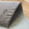 Tapis Esprit Home en acrylique bleu, taupe et sable Tapis Esprit Home en acrylique bleu, taupe et sable