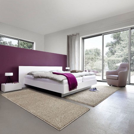 Tapis uni beige rectangulaire par Tapis Chic Collection Tapis uni beige rectangulaire par Tapis Chic Collection