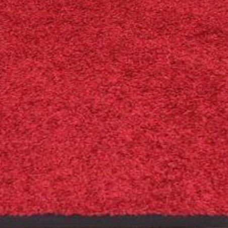 Paillasson rouge uni lavable en machine par Tapis Chic Collection Paillasson rouge uni lavable en machine par Tapis Chic Collection