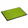Paillasson vert uni lavable en machine par Tapis Chic Collection