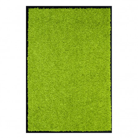 Paillasson vert uni lavable en machine par Tapis Chic Collection Paillasson vert uni lavable en machine par Tapis Chic Collection
