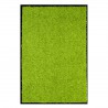 Paillasson vert uni lavable en machine par Tapis Chic Collection