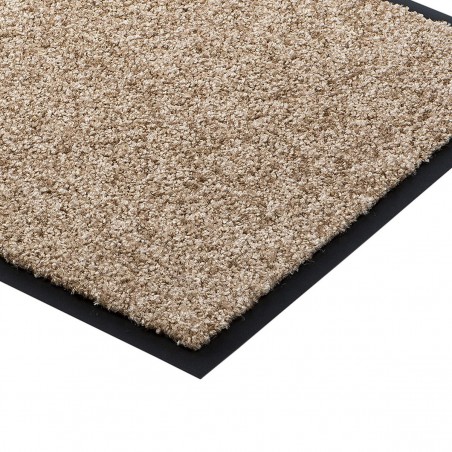 Paillasson marron clair uni lavable en machine par Tapis Chic Collection Paillasson marron clair uni lavable en machine par Tapis Chic Collection