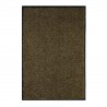 Paillasson marron chocolat uni lavable en machine par Tapis Chic Collection Paillasson marron chocolat uni lavable en machine par Tapis Chic Collection