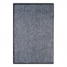 Paillasson gris uni lavable en machine par Tapis Chic Collection Paillasson gris uni lavable en machine par Tapis Chic Collection
