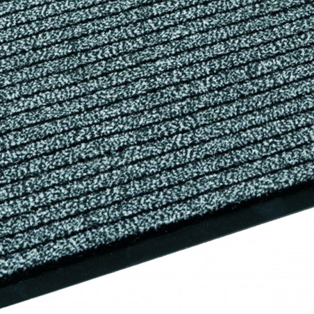 Paillasson bleu à lignes fines par Tapis Chic Collection Paillasson bleu à lignes fines par Tapis Chic Collection