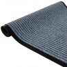 Paillasson bleu à lignes fines par Tapis Chic Collection Paillasson bleu à lignes fines par Tapis Chic Collection