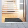 Paillasson gris à lignes fines par Tapis Chic Collection