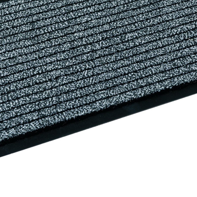 Paillasson gris à lignes fines par Tapis Chic Collection