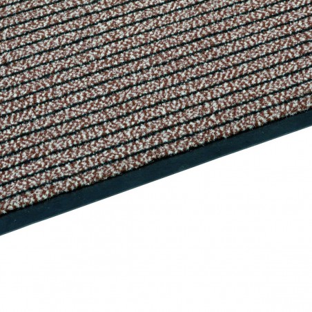 Paillasson marron à lignes fines par Tapis Chic Collection Paillasson marron à lignes fines par Tapis Chic Collection