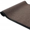 Paillasson marron à lignes fines par Tapis Chic Collection Paillasson marron à lignes fines par Tapis Chic Collection