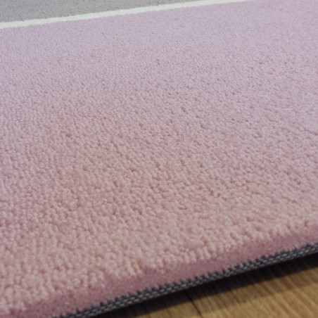 Tapis Esprit Home en acrylique rose, taupe et sable Tapis Esprit Home en acrylique rose, taupe et sable