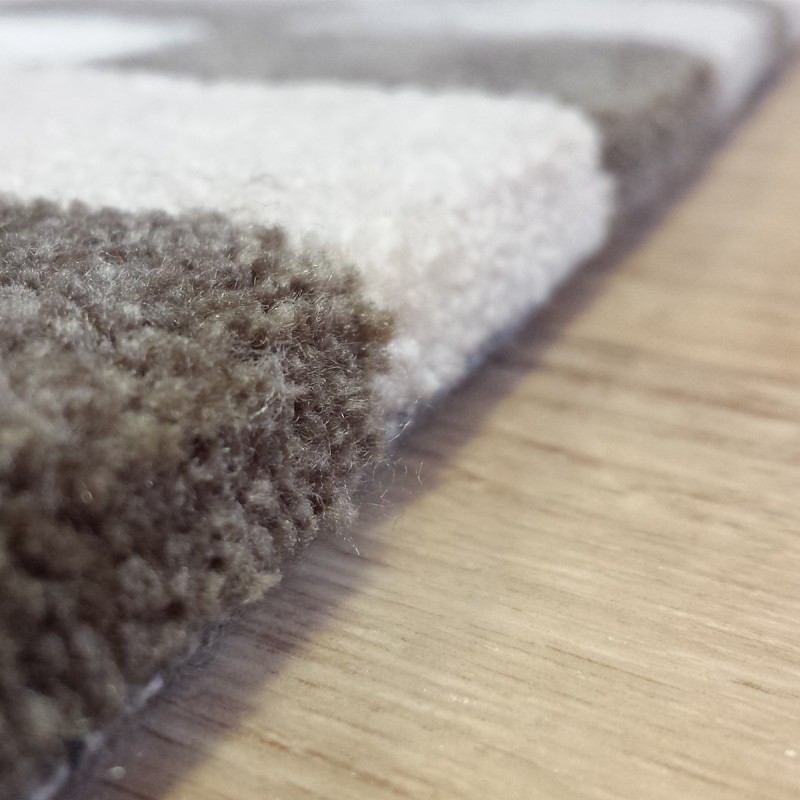 Tapis Pixel beige, gris et chocolat par Esprit Home