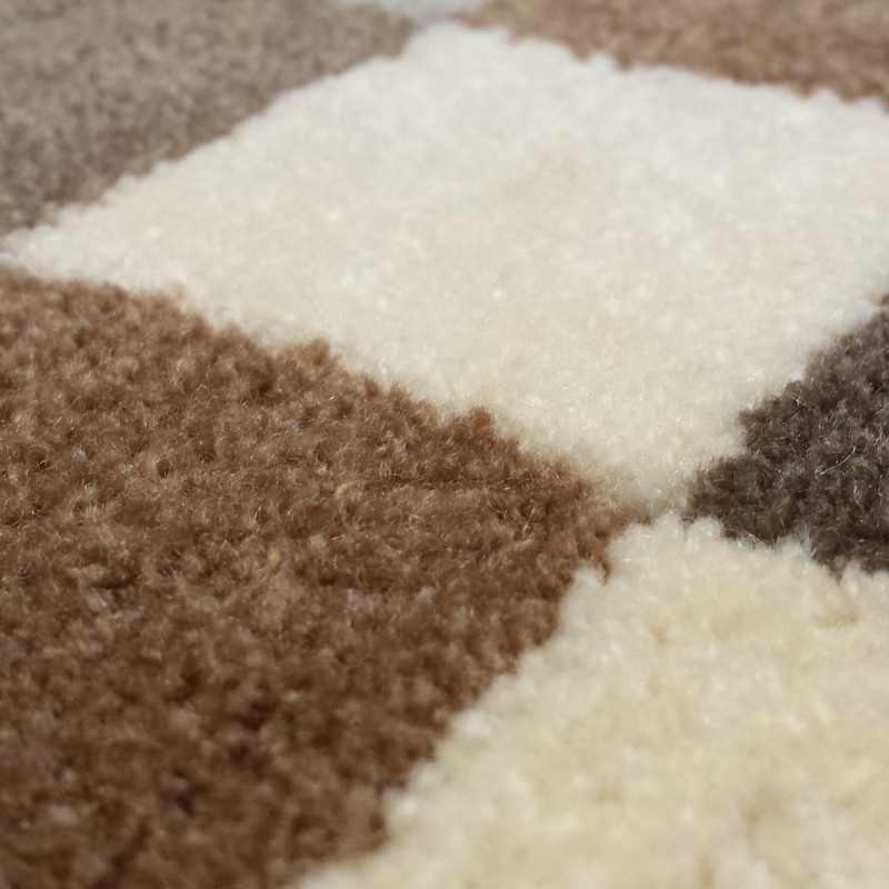 Tapis Pixel beige, gris et chocolat par Esprit Home