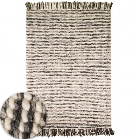 Tapis tissé main Maya gris et écru par Flair Rugs Tapis tissé main Maya gris et écru par Flair Rugs