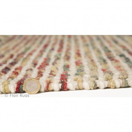 Tapis en laine Maya terracotta et vert par Flair Rugs Tapis en laine Maya terracotta et vert par Flair Rugs