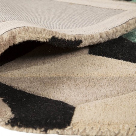 Tapis de salon Scorpio beige et turquoise par Flair Rugs Tapis de salon Scorpio beige et turquoise par Flair Rugs