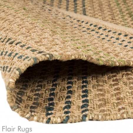 Tapis en jute Natural Living beige et bleu par Flair Rugs Tapis en jute Natural Living beige et bleu par Flair Rugs