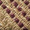 Tapis en jute Natural Living beige et pourpre par Flair Rugs Tapis en jute Natural Living beige et pourpre par Flair Rugs