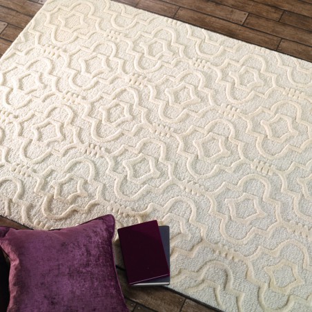 Tapis en laine beige Marrakech par Flair Rugs Tapis en laine beige Marrakech par Flair Rugs
