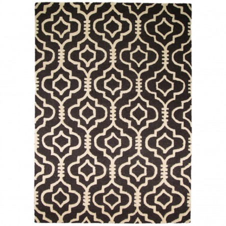 Tapis en laine gris anthracite Morroco par Flair Rugs Tapis en laine gris anthracite Morroco par Flair Rugs
