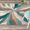 Tapis Design Infinite Bleu Canard par Flair Rugs Tapis Design Infinite Bleu Canard par Flair Rugs