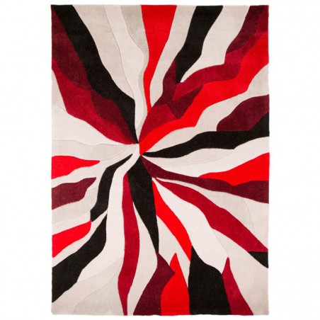 Tapis Design Infinite Rouge par Flair Rugs Tapis Design Infinite Rouge par Flair Rugs