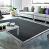 Tapis sur-mesure en sisal gansé anthracite Tapis sur-mesure en sisal gansé anthracite