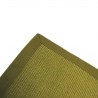 Tapis sur-mesure en sisal gansé vert Tapis sur-mesure en sisal gansé vert