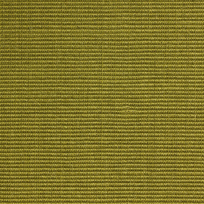Tapis sur-mesure en sisal gansé vert