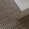 Tapis beige Ligne Pure fait en jute et en coton à la main Tapis beige Ligne Pure fait en jute et en coton à la main