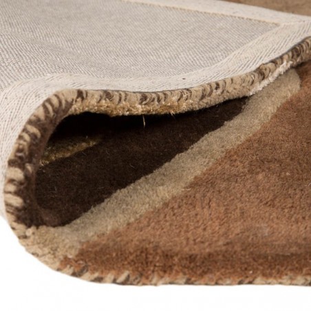 Tapis Saria Brown Taupe rectangulaire avec des motifs de vagues dans les tons marrons par Flair Rugs fait main Tapis Saria Brown Taupe rectangulaire avec des motifs de vagues dans les tons marrons par Flair Rugs fait main