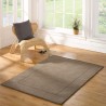 Tapis rectangulaire taupe uni 100% Laine Sienna taupe par Flair Rugs Tapis rectangulaire taupe uni 100% Laine Sienna taupe par Flair Rugs