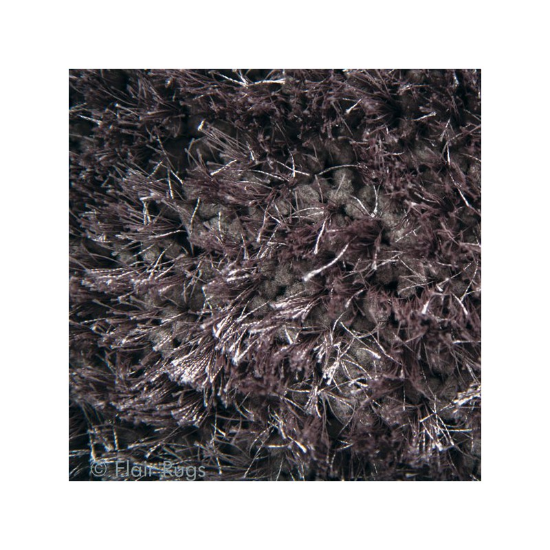 Tapis rectangulaire gris shaggy épais Pearl gris par Flair Rugs