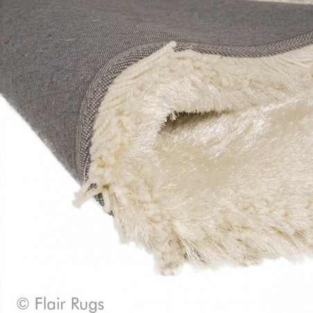 Tapis rectangulaire et rond blanc shaggy épais Pearl blanc par Flair Rugs Tapis rectangulaire et rond blanc shaggy épais Pearl blanc par Flair Rugs