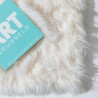Tapis shaggy en fausse fourure blanc par Ligne Pure Tapis shaggy en fausse fourure blanc par Ligne Pure
