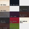 Tapis en sisal gansé tressé gris foncé personnalisable Tigra Tapis en sisal gansé tressé gris foncé personnalisable Tigra