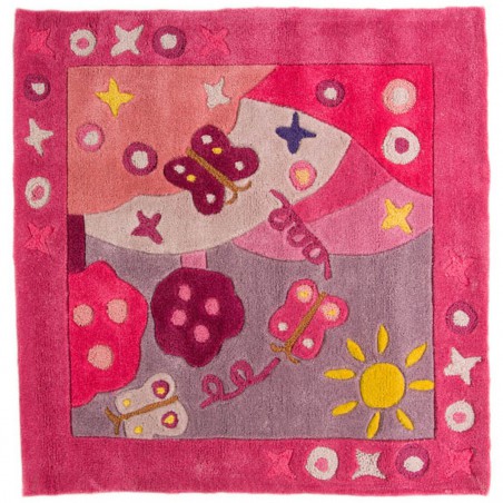 Tapis enfant Eté Rose par Tapis Chic Collection Tapis enfant Eté Rose par Tapis Chic Collection
