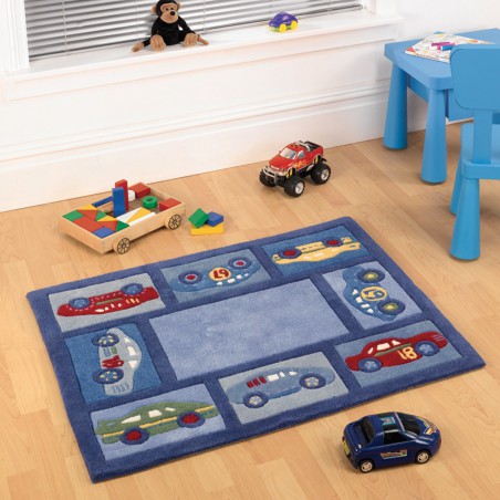 Tapis enfant Voitures de course par Tapis Chic Collection Tapis enfant Voitures de course par Tapis Chic Collection