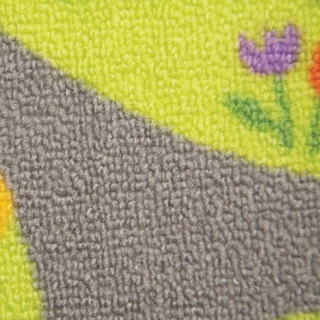 Tapis enfant rose à motifs de ville le Monde des Filles Tapis enfant rose à motifs de ville le Monde des Filles
