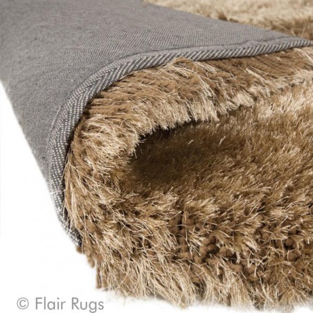 Tapis shaggy rond de la gamme Pearl couleur beige par Flair Rugs Tapis shaggy rond de la gamme Pearl couleur beige par Flair Rugs