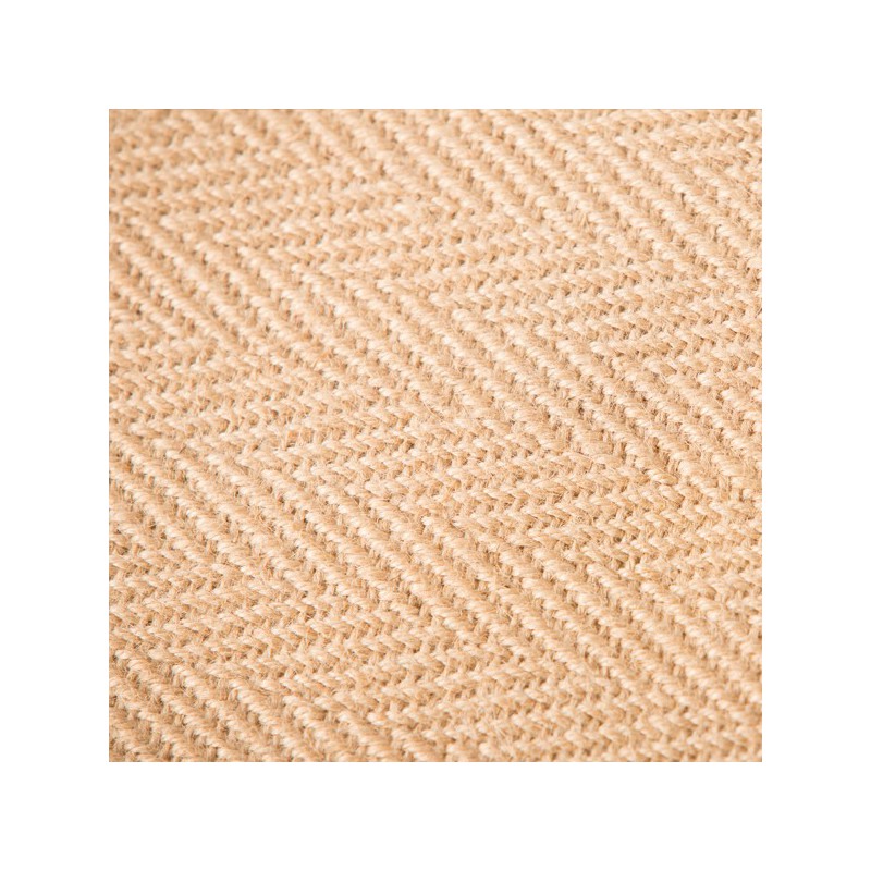 Tapis de couloir rectangulaire Herrinbone beige par Flair Rugs