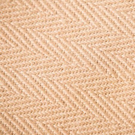 Tapis de couloir rectangulaire Herrinbone beige par Flair Rugs Tapis de couloir rectangulaire Herrinbone beige par Flair Rugs