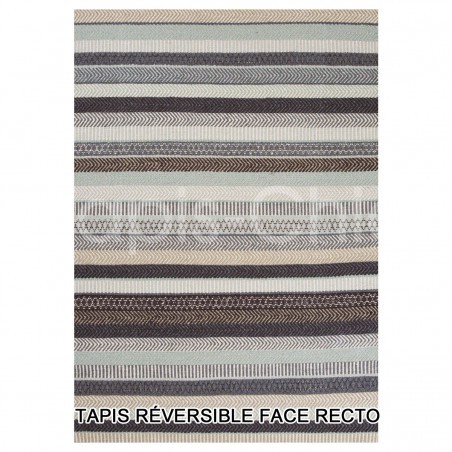 Tapis design bleu Mariko par Linie Design Tapis design bleu Mariko par Linie Design