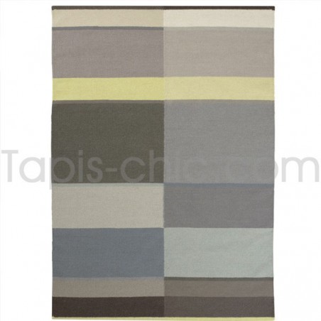 Tapis scandinave tissé Leus Mixed par Linie Design