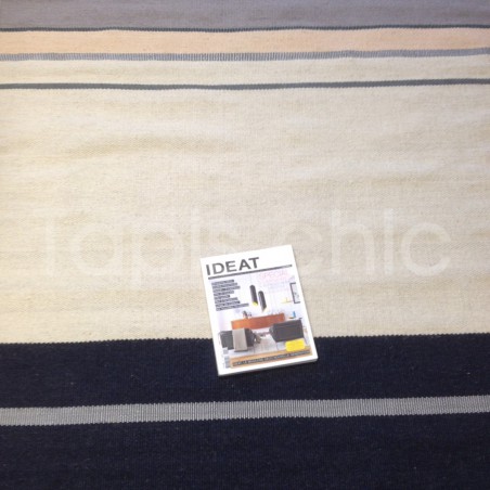 Tapis tissé main Metallum Granite par Linie Design Tapis tissé main Metallum Granite par Linie Design