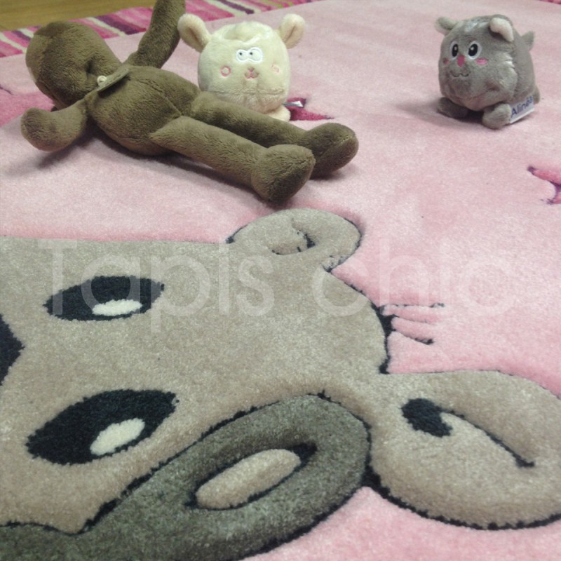 Tapis Enfant Little Best Friends Rose par Esprit Home