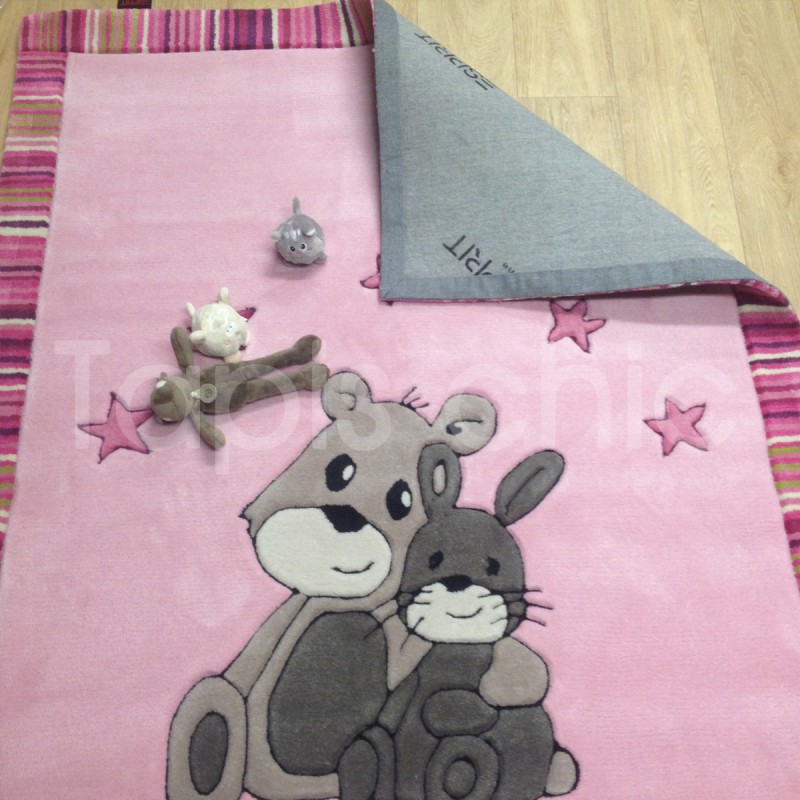 Tapis Enfant Little Best Friends Rose par Esprit Home